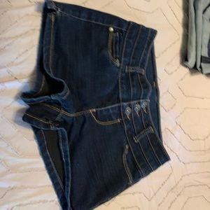 Blue Spice Jean Shorts